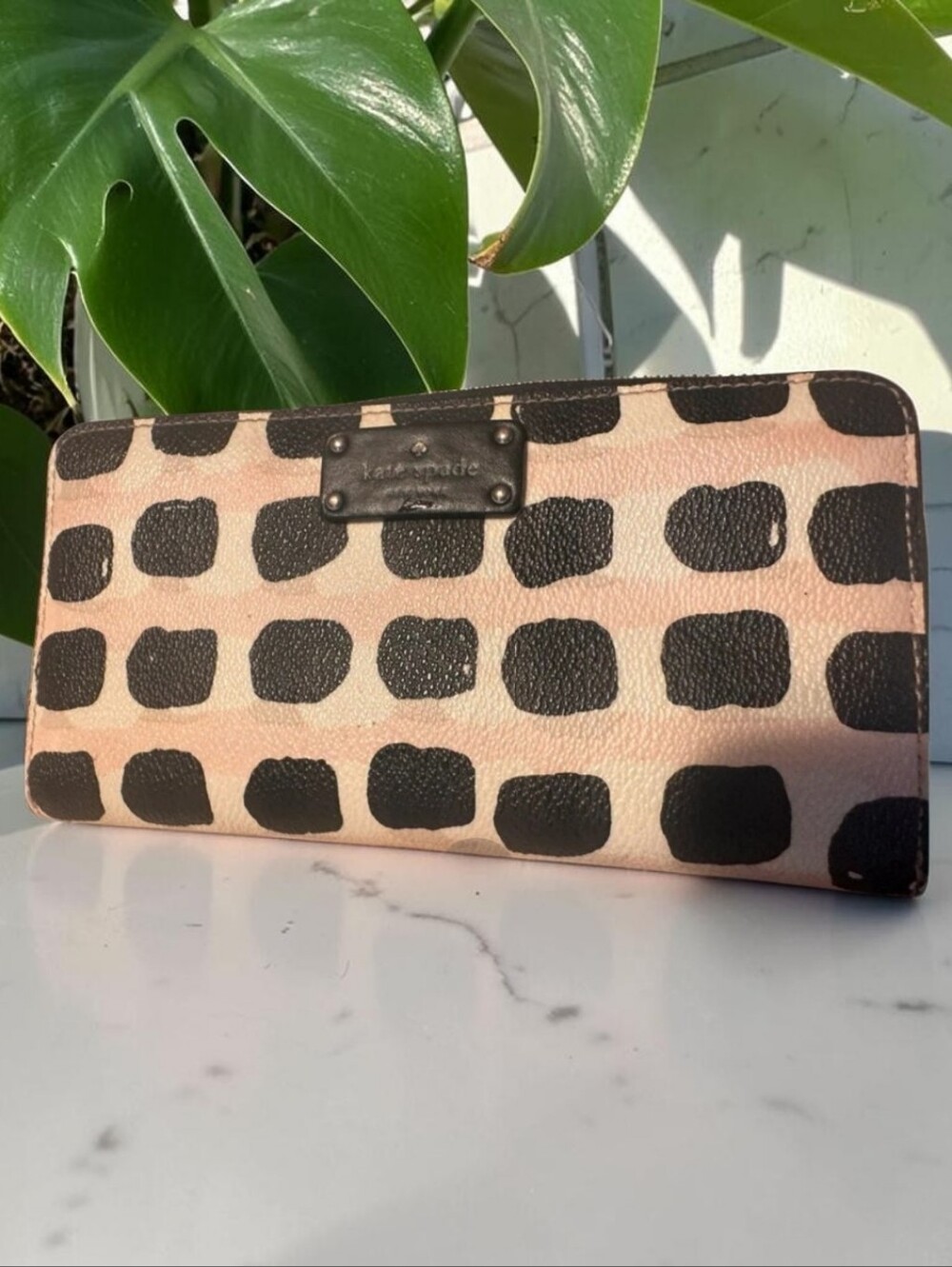Kate Spade Neda Grove Street Printed Wallet, Original MSRP $225, VGC
